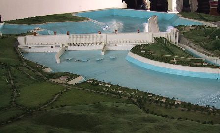 Maqueta general. - Presa de las tres gargantas, Hubei, China 🗺️ Foro China, el Tíbet y Taiwán