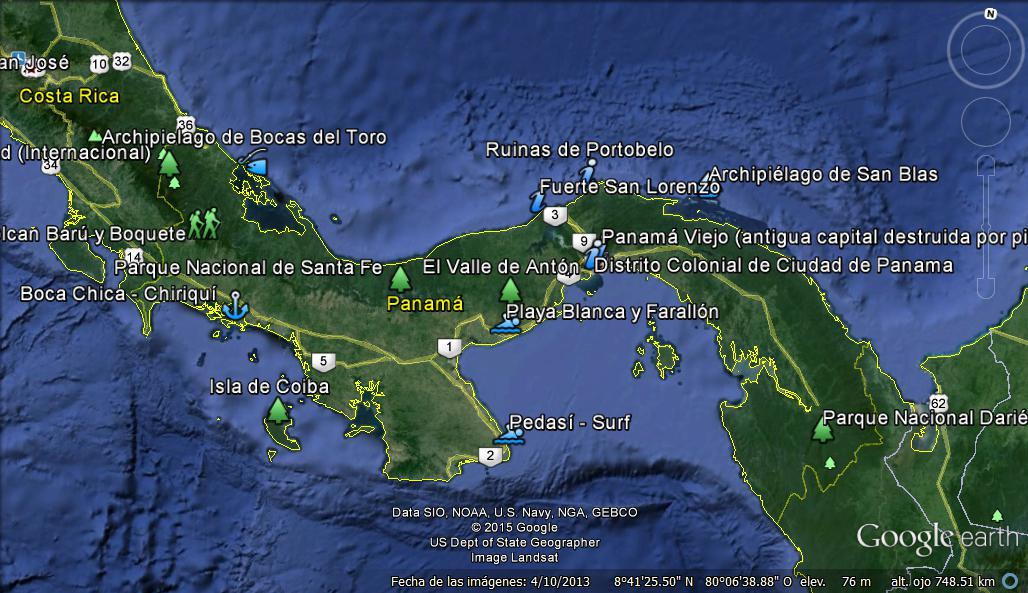 Panamá: Lugares Patrimonio de la Humanidad (UNESCO), Country-Panama (4)