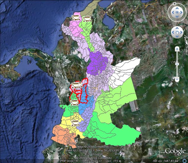 Capas de la Ecoregion del Eje Cafetero 1