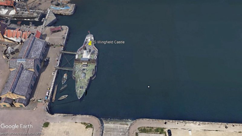 PS Wingfield Castle. UK 1 - Barcos Rueda de Paleta o Vapor de ruedas 🗺️ Foro General de Google Earth