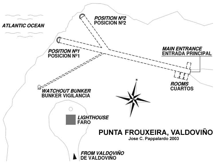 bunkers y tuneles Punta Frouxeira 1