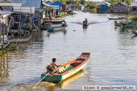 Pueblos flotantes de Tonlé Sap, Camboya 0