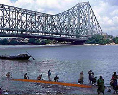 Puente Rabindra Setu, Calcuta, India 0