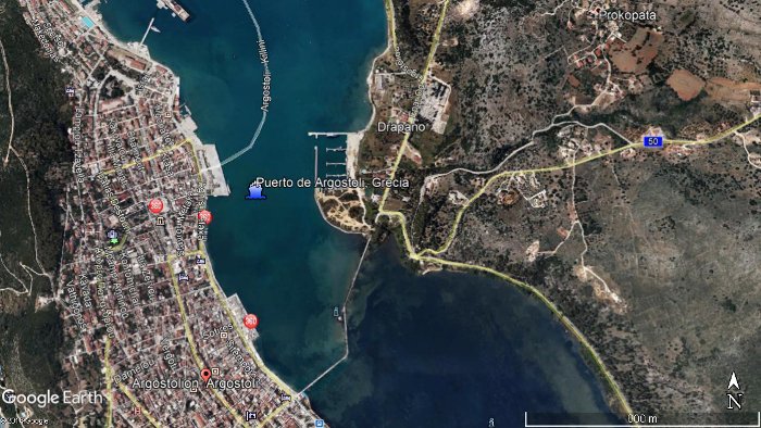 Puerto de Argostoli, Grecia 2