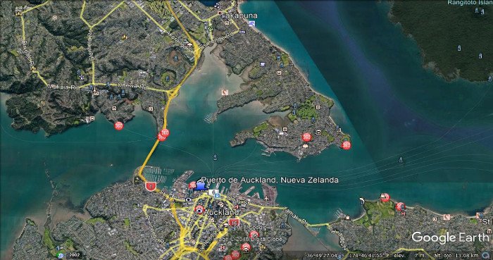 Puerto de Auckland, Nueva Zelanda 🗺️ Foro Oceanía 2