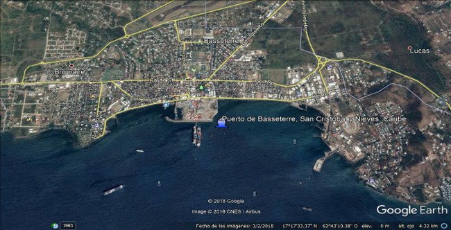 Puerto de Basseterre, San Cristóbal y Nieves, Caribe 2