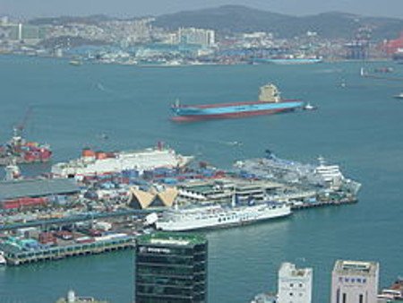 Puerto de Busan, Korea del Sur 1