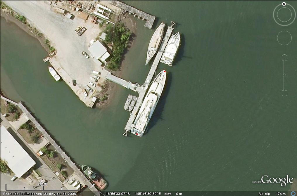 Puerto de Cairns - Yate Luna de Abramovich 🗺️ Foro General de Google Earth