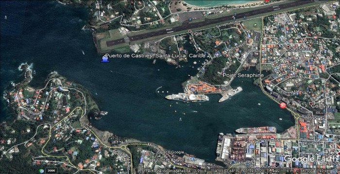 Puerto de Castries, Santa Lucía, Caribe 🗺️ Foro América del Sur y Centroamérica 2