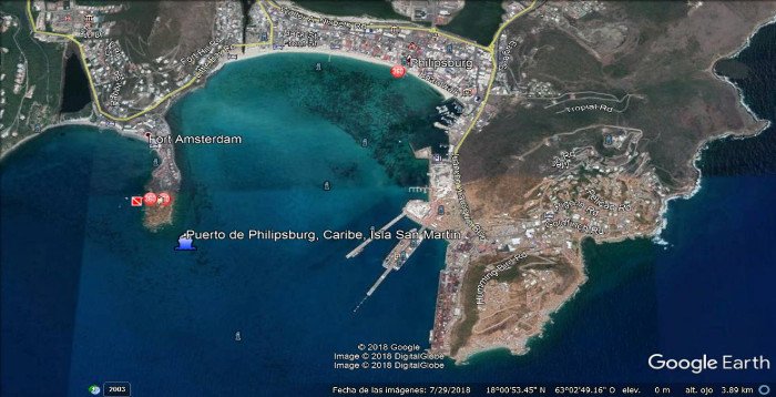 Puerto de Philipsburg, Caribe, Isla San Martin 2