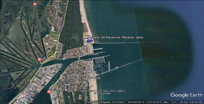 Puerto de Ravenna, Rávena, Italia 🗺️ Foro Europa 2