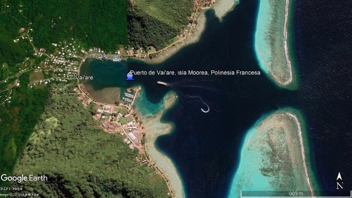 Puerto de Vai'are, isla Moorea, Polinesia Francesa 🗺️ Foro Oceanía 2