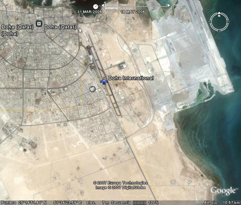 Aeropuerto de Qatar - Bunkeres para Aviones de Guerra
