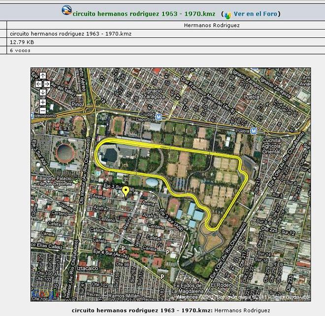 CIRCUITO HERMANOS RODRIGUEZ – MEXICO 🗺️ Foro Deportes y Aficiones