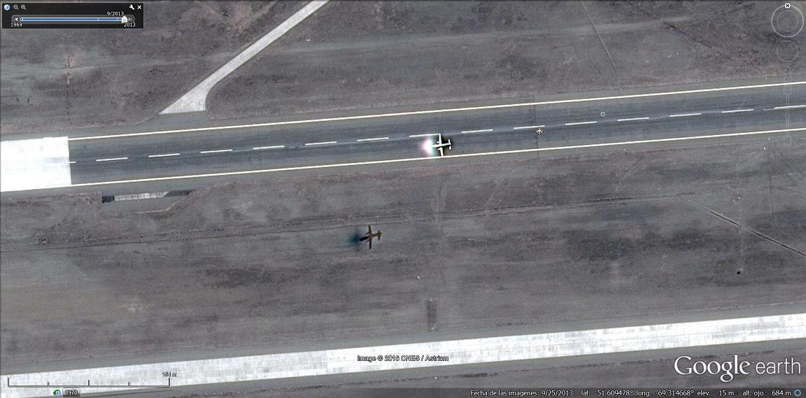 Extraño despegue en el Aeropuerto de Rio Gallegos 1 - Avión cerca de Milan 🗺️ Foro General de Google Earth