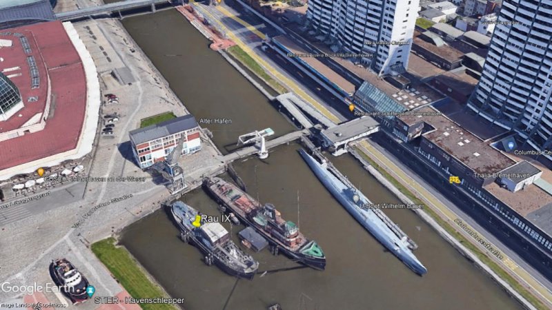 Barcos a Vapor Ballenero Rau IX 1 - Remolcador James Whalen -Lago Superior de Thunder Bay 🗺️ Foro General de Google Earth