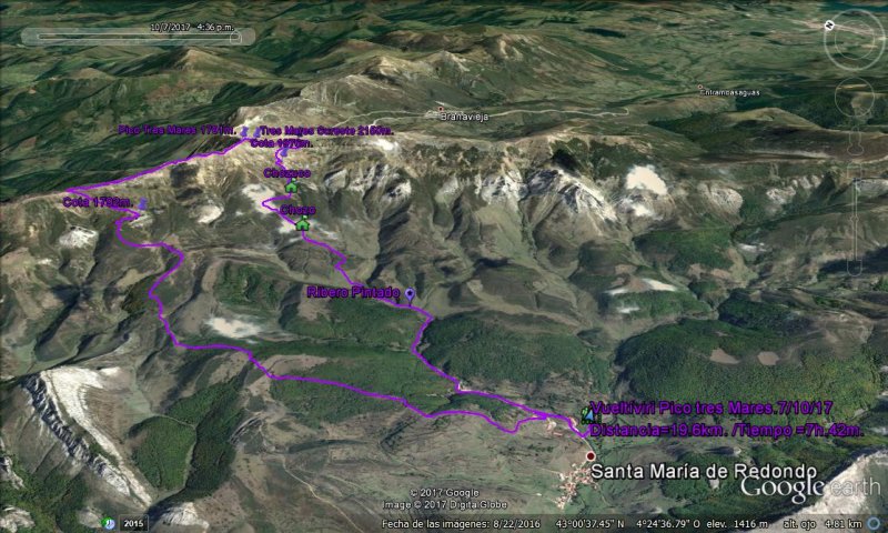 Vueltíviri Pico Tres Mares.7/10/17 0