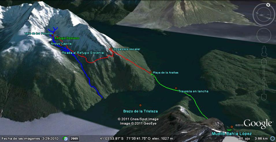 Picada Eslovena - TREKKING A REFUGIO LOPEZ - BARILOCHE (Argentina) 🗺️ Foro Google Earth para Viajar