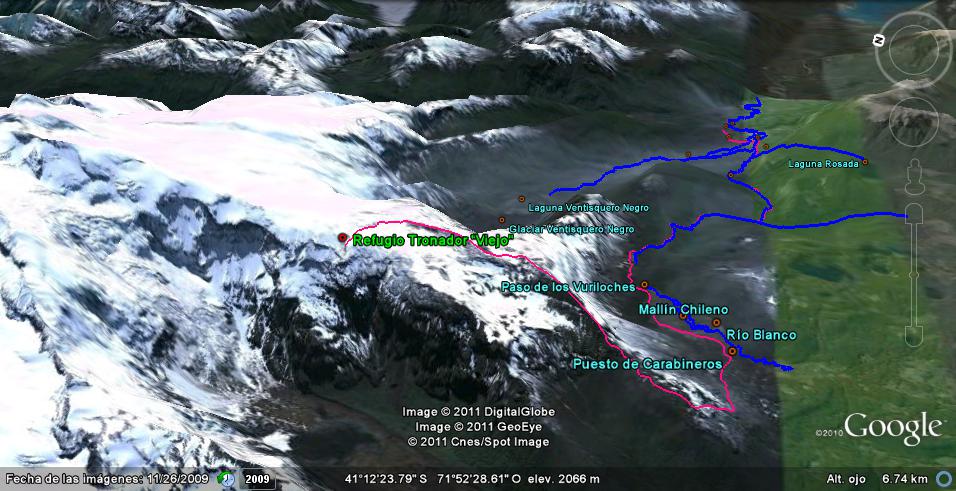 Picada Tronador - TREKKING AL REFUGIO OTTO MEILING 🗺️ Foro Google Earth para Viajar