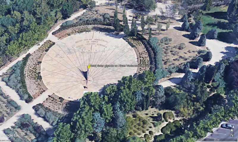 Reloj Solar gigante en Rivas Vaciamadrid, España 0 - Relojes Solares 🗺️ Foro General de Google Earth