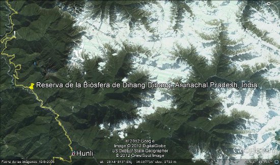 Reserva de la Biósfera de Dihang Dibang, India 🗺️ Foro Asia 2