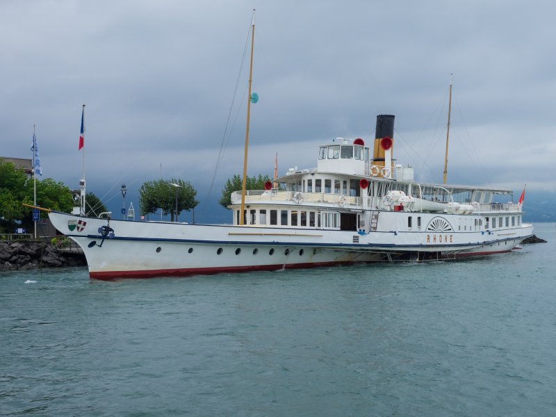 Rhône Paddle Steamer, Suiza 2 - Barcos Rueda de Paleta o Vapor de ruedas