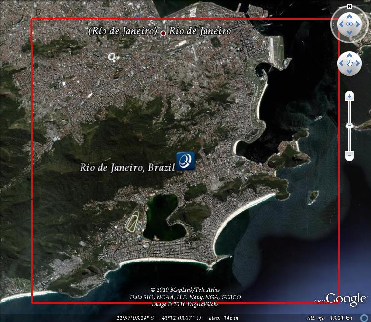 Capa de GeoEye en Google Earth 1