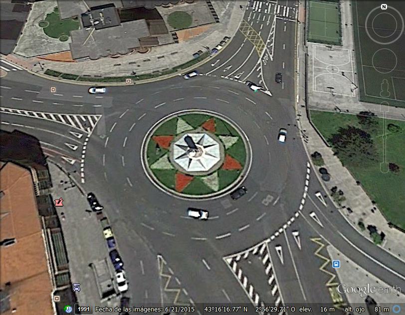 Rosa de los Vientos - Puente de Deusto, Bilbao 1 - Rosa en pista de Aeropuerto de Valencia 🗺️ Foro General de Google Earth