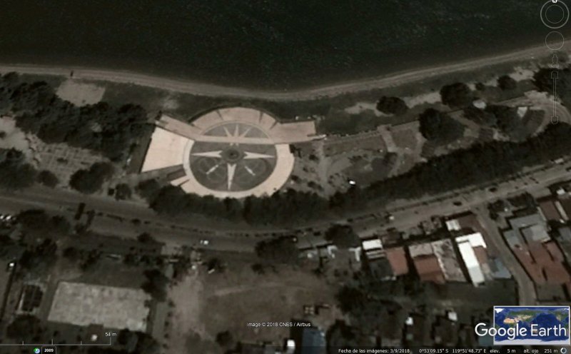 Rosa de los Vientos, Palu, Indonesia 1 - Rosa en Shanghai 🗺️ Foro General de Google Earth