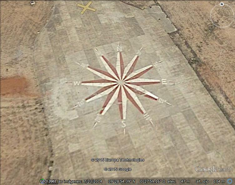 Rosa en pista de Aeropuerto de Valencia 1 - Rosa de los vientos en Santo Domingo 🗺️ Foro General de Google Earth