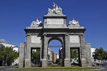 Rotonda y Puerta de Toledo, Madrid 1