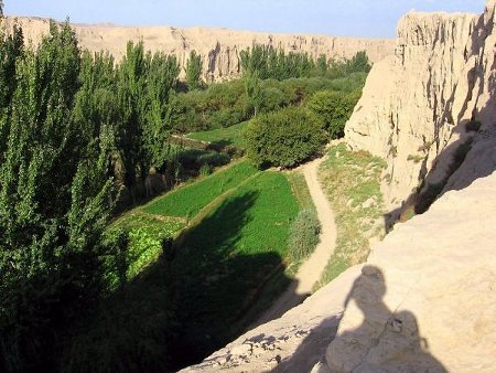 Ruinas de Jiaohe, Turpan, Xinjiang, China 0