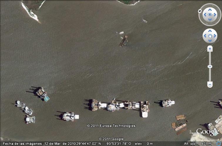 Plataformas Petroliferas en Sabine Pass, Texas 1