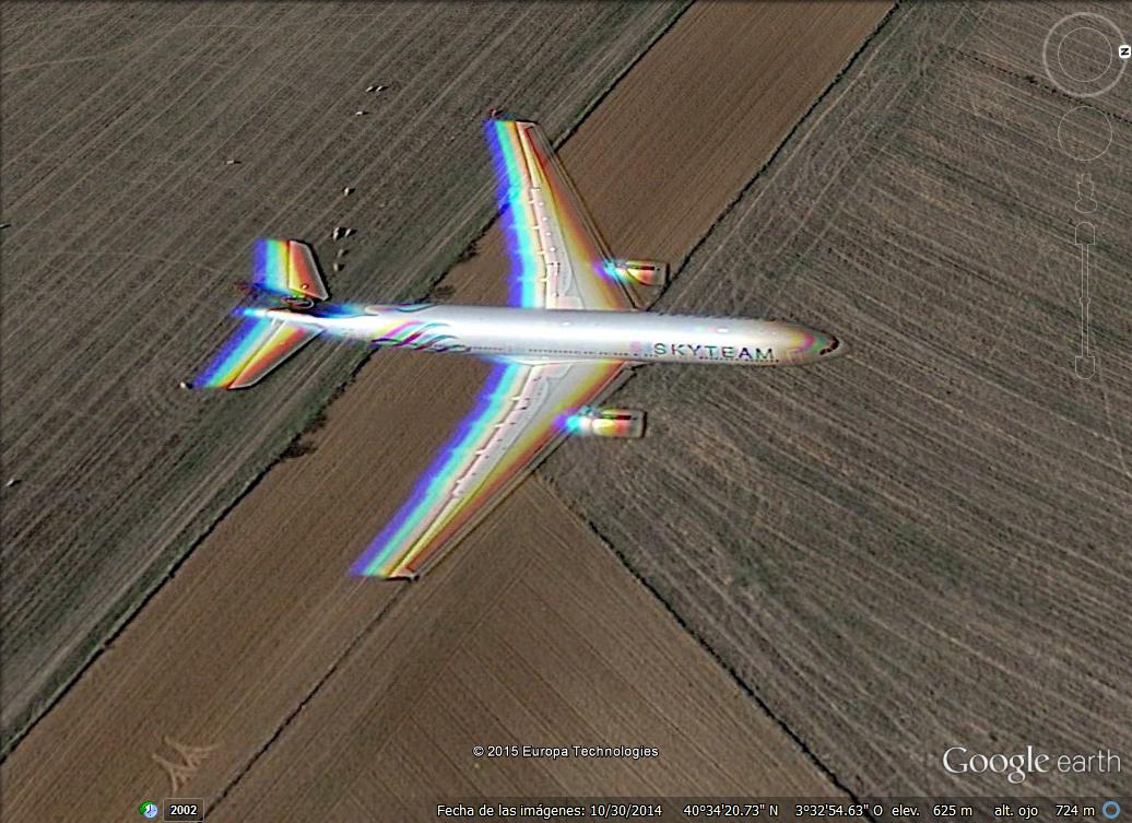 Avion saliendo de Barajas - Skyteam 1 - Avion sobre Cancun 🗺️ Foro General de Google Earth