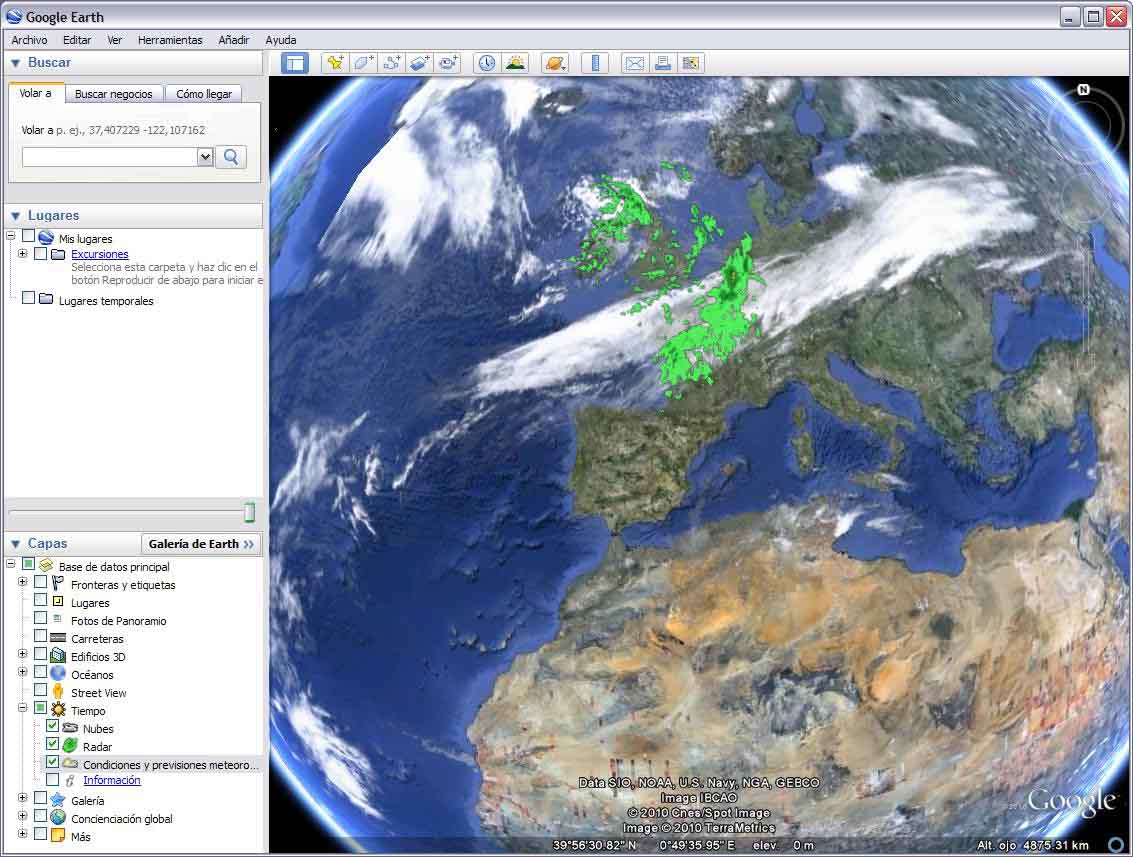 Errores en capa de Nubes "congeladas" o desactualizada