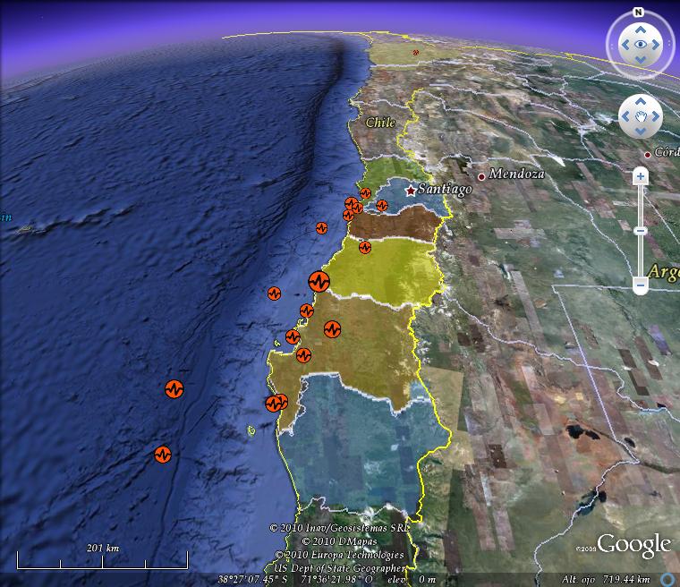 Sismos en Chile 0