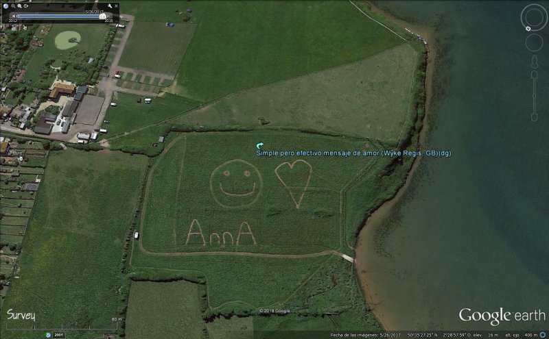 Simple pero efectivo mensaje de amor 0 - Castillo medieval (Spis), en Eslovaquia 🗺️ Foro General de Google Earth