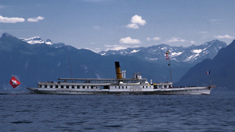 Simplon Paddle Steamer, Suiza 1 - Barcos Rueda de Paleta o Vapor de ruedas