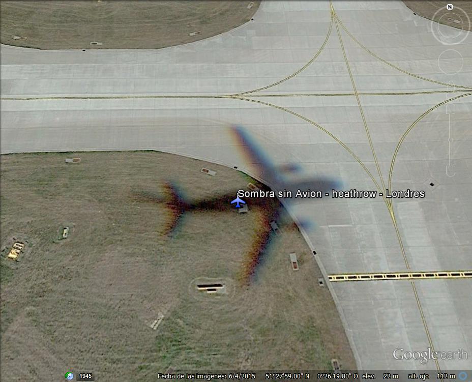 Sombra sin avión en Heathrow - Londres 0 - Avion Fantasma en la Bahia de San Diego 🗺️ Foro General de Google Earth