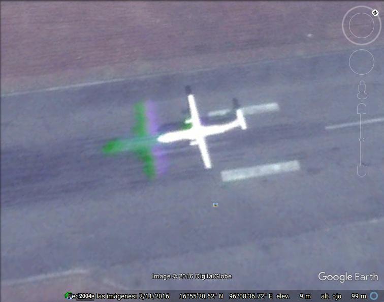 Avion con Sombra verde - Aeropuerto 1 - Extraño despegue en el Aeropuerto de Rio Gallegos 🗺️ Foro General de Google Earth