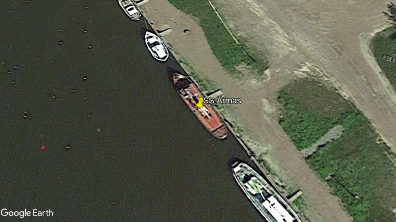 Barco a Vapor Remolcador SS Armas 1 - Vapor Wal - Alemania 🗺️ Foro General de Google Earth