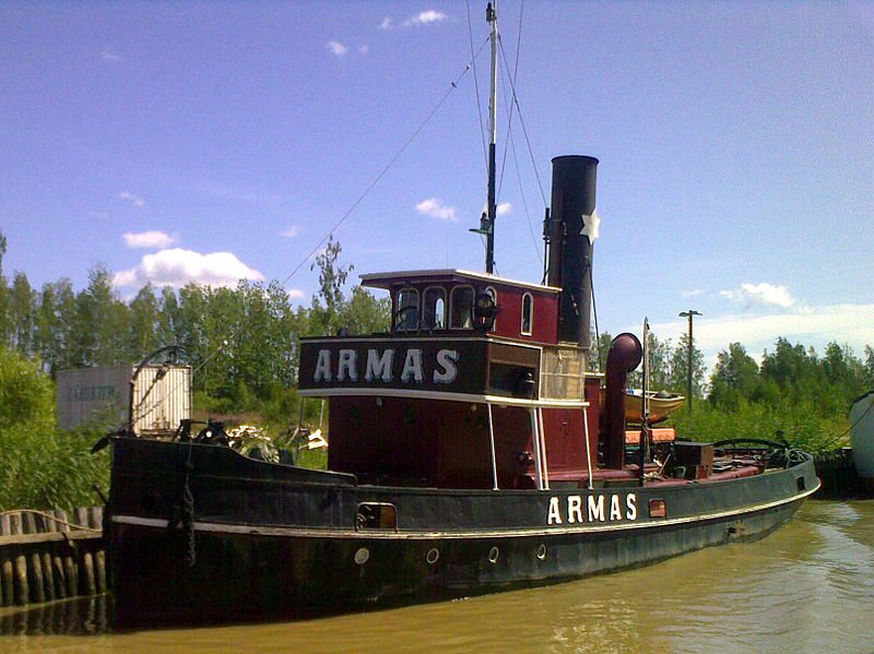 Barco a Vapor Remolcador SS Armas 2