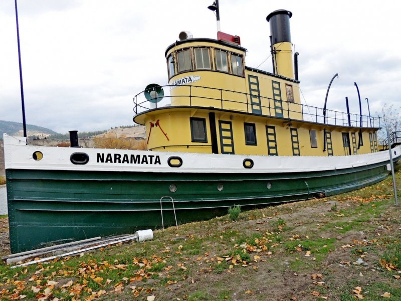 Barco a Vapor SS Naramata 2