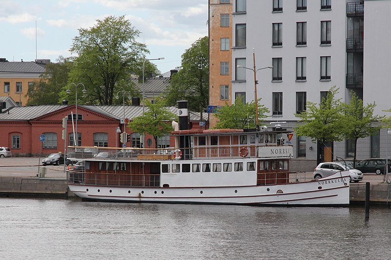 Barco a Vapor Ferry SS Norrkulla 2