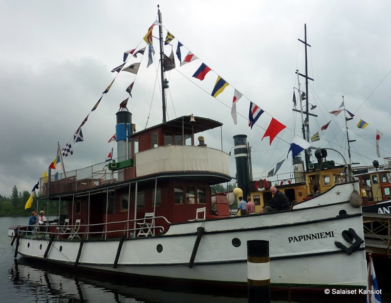 Barco a Vapor Remolcador SS Papinniemi 2