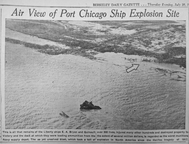 Desastre de Port Chicago - California 2 - SS Clarksdale Victory 🗺️ Foro General de Google Earth