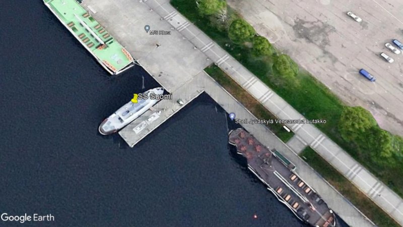 Barco a Vapor Ferry SS Suomi 1