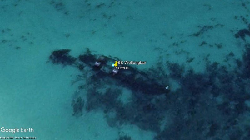 SS Wollongbar, Byron Bay, Australia 1 - SS Ferret -el barco secuestrado- Australia 🗺️ Foro General de Google Earth