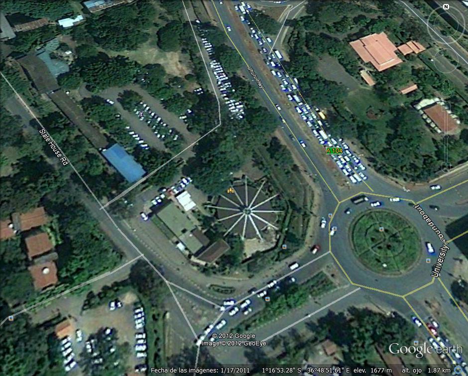 St. Paul's Chapel - Nairobi 1 - Lugares con Rosa de los Vientos visibles