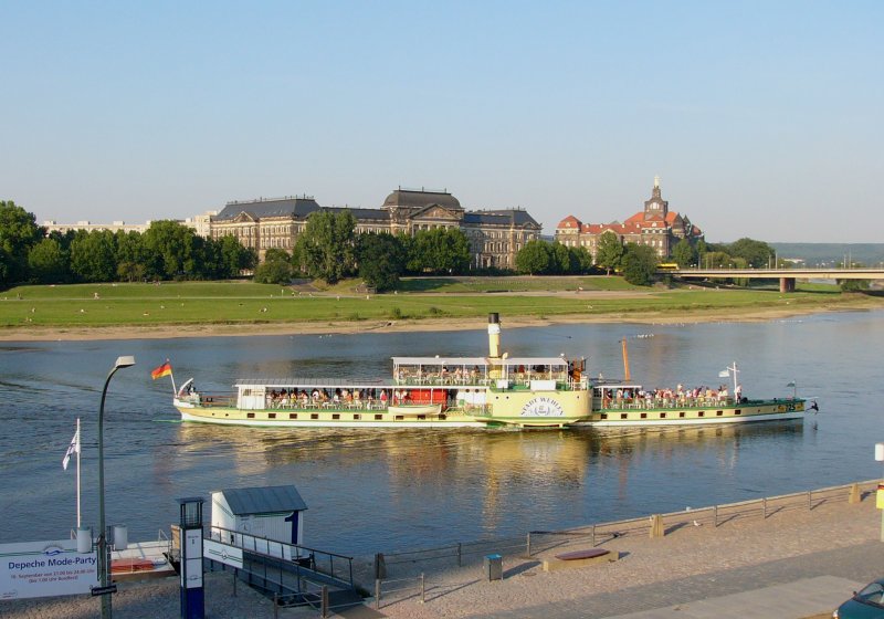Stadt Wehlen, Paddle Steamer, Alemania 2 - Barcos Rueda de Paleta o Vapor de ruedas